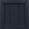 Ekena Millwork 12"W x 12"H True Fit PVC Framed Board-n-Batten Shutters Sample, Starless Night Blue SAMPLE-TFPBFOB - alternate 1
